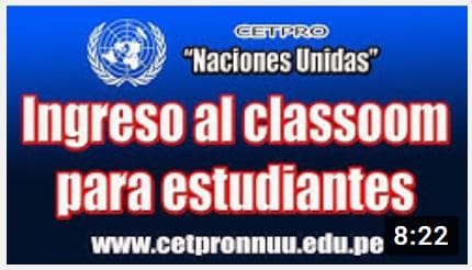 ¿Cómo ingreso a mi cuenta institucional y al Classroom?